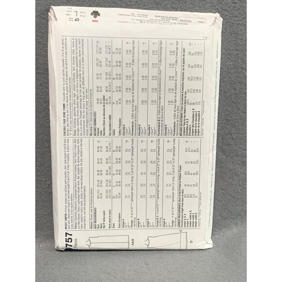 Simplicity 9757 Sewing Pattern Jumper Dress Size 6-24 uncut - Picture 2 of 2